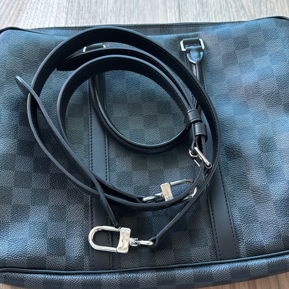 Louis Vuitton - Porte Documents Briefcase PM (Black Canvas) - Picture 2 of 5